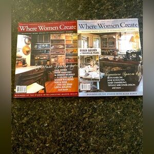 Where Women Create Magazine Pair